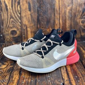 Nike Dual Racer String‎ Grey Pink Black Women Running Shoes 927243-201 Size 6.5